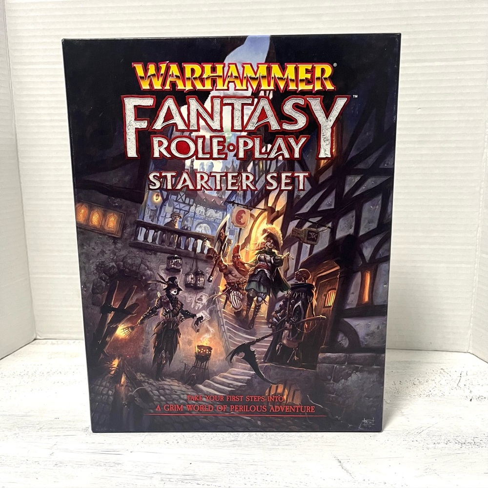 Warhammer 4th Edition Fantasy Role Play Starter Set *Missing Dice*